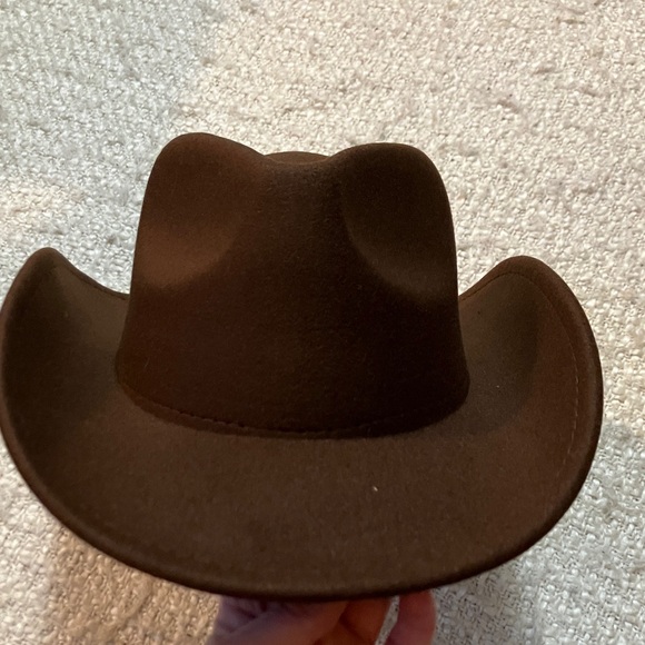 🍂 NWT BOHO COFFEE BROWN COWBOY HAT - Picture 11 of 12